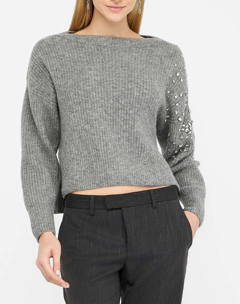 LIU JO BLACK_CF5M21_MAGLIA CHIUSA M/L BLUZA DE DAMA