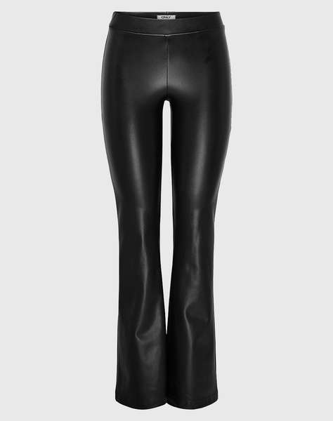 ONLY ONLPAIGE MW FAUX LE FLARED LEGGING PNT