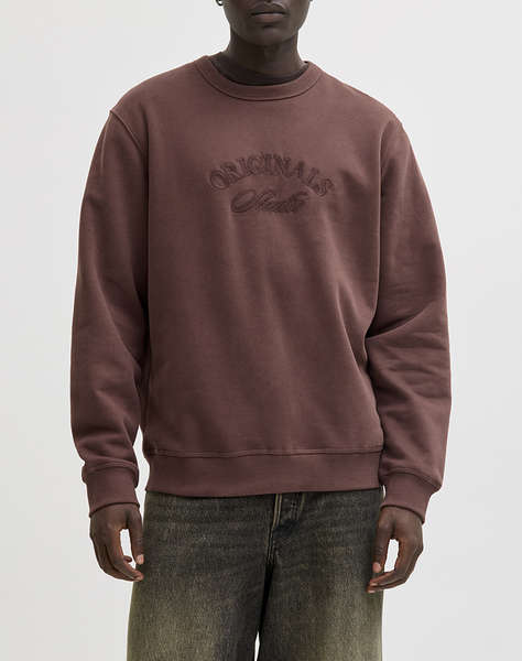 JACK&JONES JORBLEECKER BRANDING SWEAT CREW BF