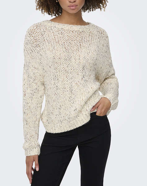 ONLY ONLWINTER LS SEQUINS O-NECK KNT