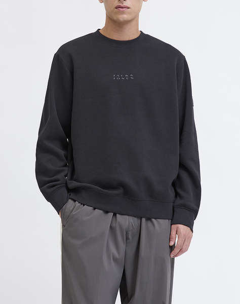 JACK&JONES JCOPOINT SWEAT BADGE CREW NECK BF
