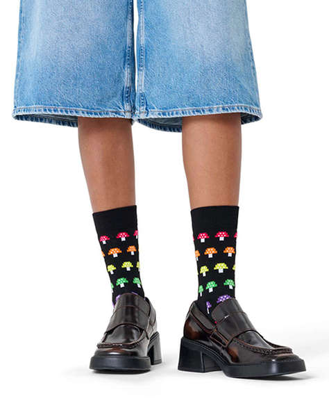 HAPPY SOCKS Mushroom Stripe Sock