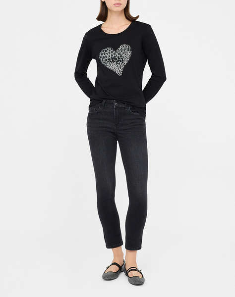 LIUJO BLACK_UF5D45_B.UP MONROE REG.W. PANTALONI DE DAMA