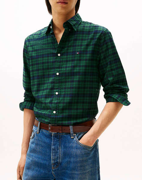 TOMMY HILFIGER MERCERIZED BLACKWATCH RF SHIRT