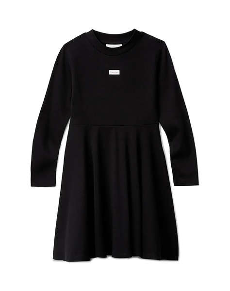 CALVIN KLEIN RIB LS DRESS