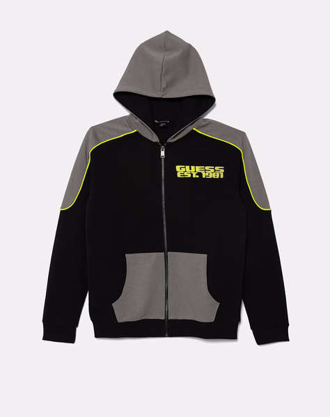 GUESS HOODED LS ACTIVE TOP W/ZIP HANORAC DE COPII BOY