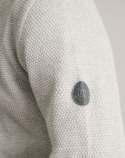 NAVY&GREEN JACHETA TRICOTATA DIN BUMBAC CU FERMOAR