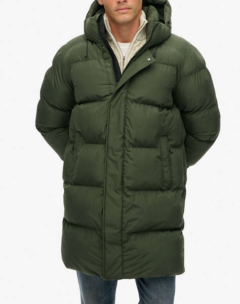 SUPERDRY D2 SDSW HOODED SPORTS PUFFER MID JKT GEACA DE BARBATI