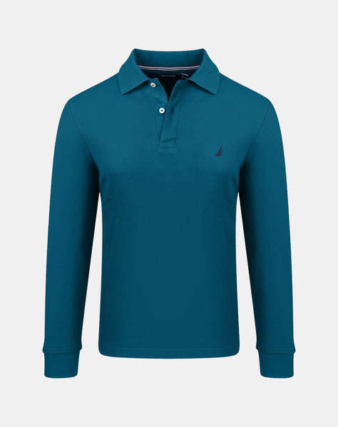 NAUTICA BLUZA POLΟ ΜΜ LS DECK POLO_SUSTAINABLE
