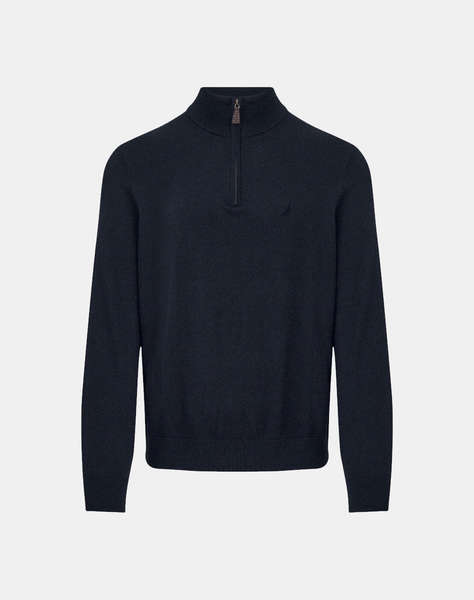 NAUTICA BLUZA TRICOTATA ΜΜ PERFORMANCE SOLID 1/4 ZIP (12GG)