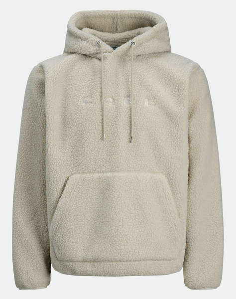 JACK&JONES JCOFLARE TEDDY SWEAT HOOD