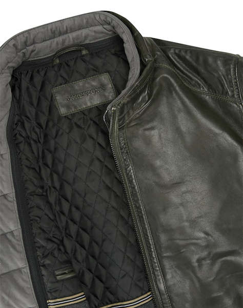 MILESTONE He-Lederjacke Nappa