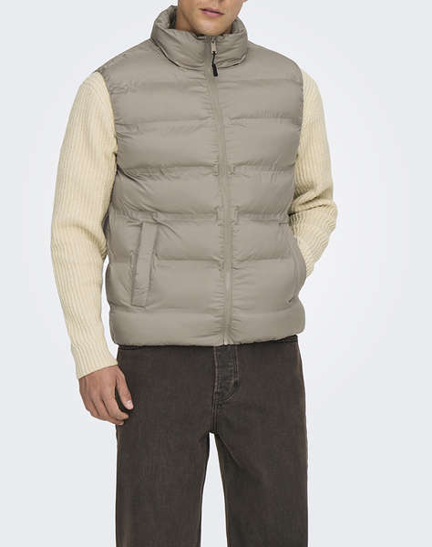 ONLY&SONS ONSUNION SEAMLESS LIFE PUFFER VEST OTW