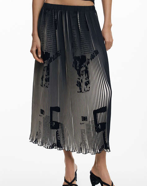 DESIGUAL FAL_NEWSPAPERS FUSTA DE DAMA