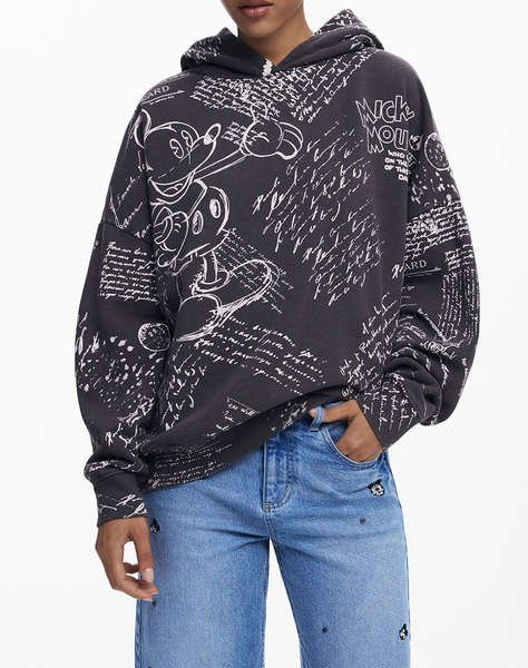 DESIGUAL SWEAT_LETTERS MICKEY HANORAC DE DAMA