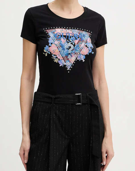 GUESS SS CN PEONY TRIANGLE TEE BLUZA DE DAMA