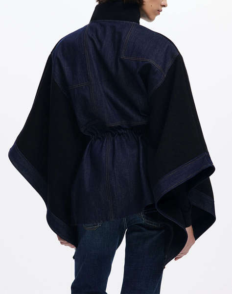 DESIGUAL PONCHO_DENIM ALDAMA DE DAMA