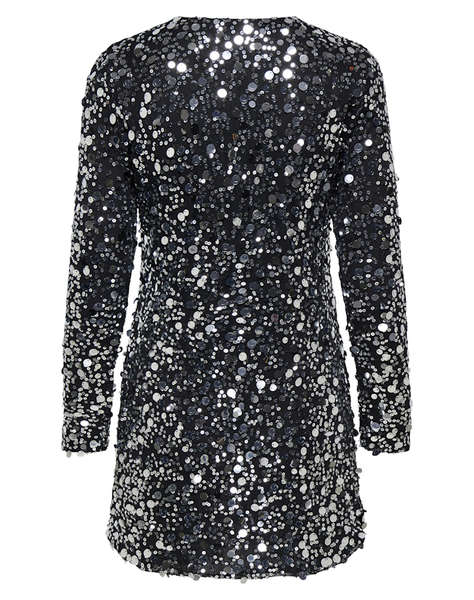 ONLY ONLANIKA CATINA LS SEQUINS DRESS WVN