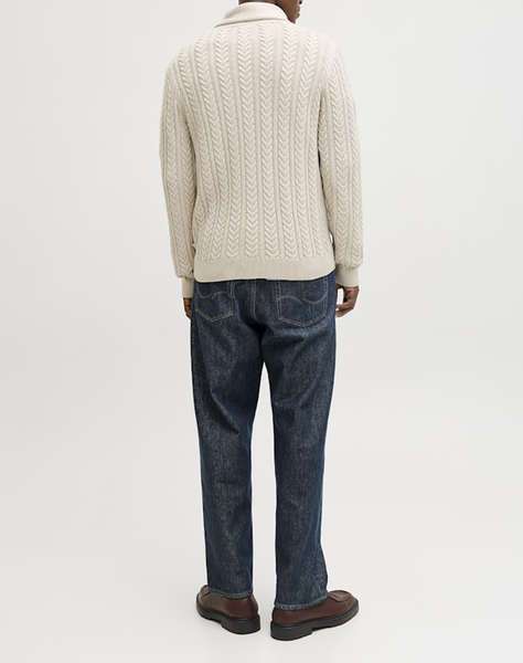 JACK&JONES JPRBLUSEAN KNIT CABLE SHAWL NECK