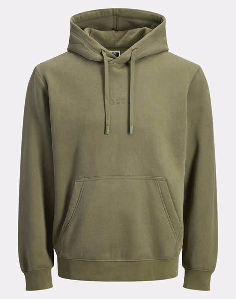 JACK&JONES JCOPOINT SWEAT BADGE HOOD BF
