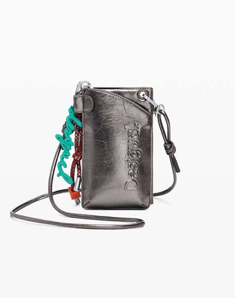 DESIGUAL MONE_HALF LOGO MILTON DARK SILV DE DAMA