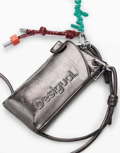 DESIGUAL MONE_HALF LOGO MILTON DARK SILV DE DAMA