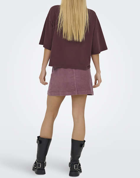 ONLY ONLJOS S/S O-NECK SHINE TOP BOX JRS