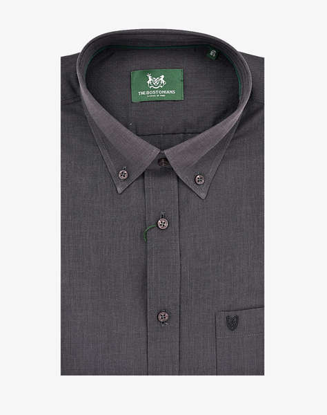 THE BOSTONIANS CAMASA FIL A FIL REGULAR FIT Plain FIL A FIL Button-down Regular Fit
