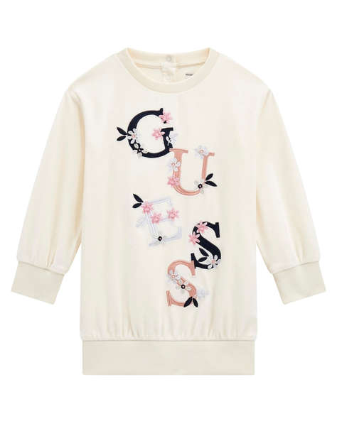 GUESS LS VELVET DRESS ROCHIE DE COPII GIRL