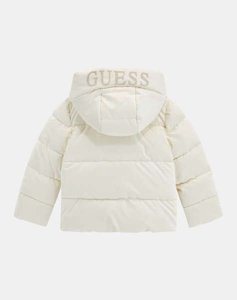 GUESS HOODED LS PADDED PUFFER W/ZIP GEACA DE COPII GIRL