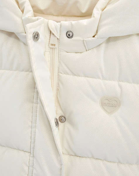 GUESS HOODED LS PADDED PUFFER W/ZIP GEACA DE COPII GIRL
