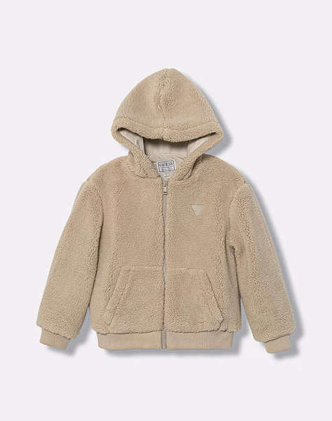 GUESS LS FAUX FUR JACKET GEACA DE COPII UNISEX