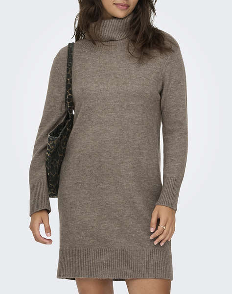 ONLY ONLHOUSTON LS DRESS ROLLNECK KNT