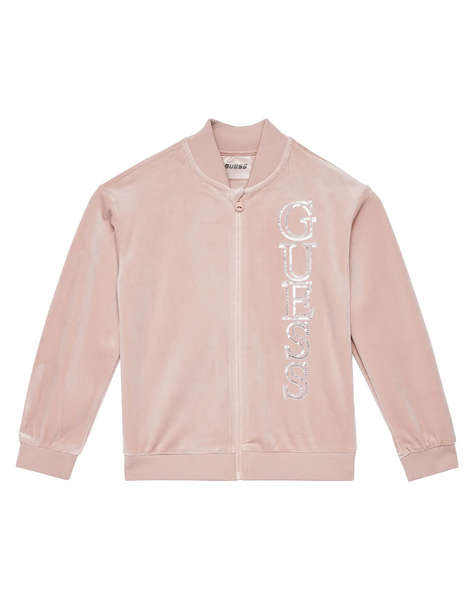 GUESS SET VELVET LS ACTIVE TOP+PANTS SET DE COPII GIRL