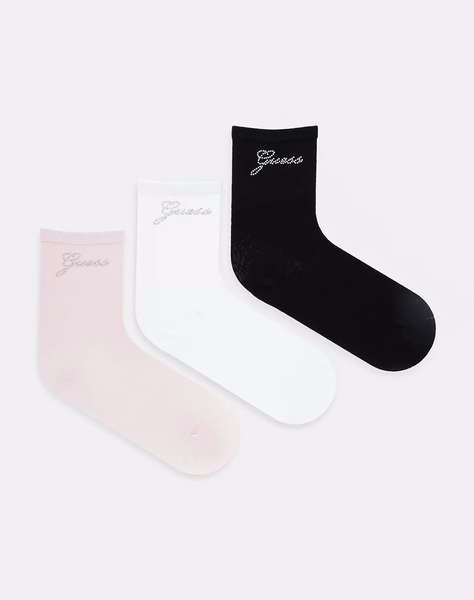 GUESS SET 3PCS SOCKS ACCESORII DE COPII GIRL