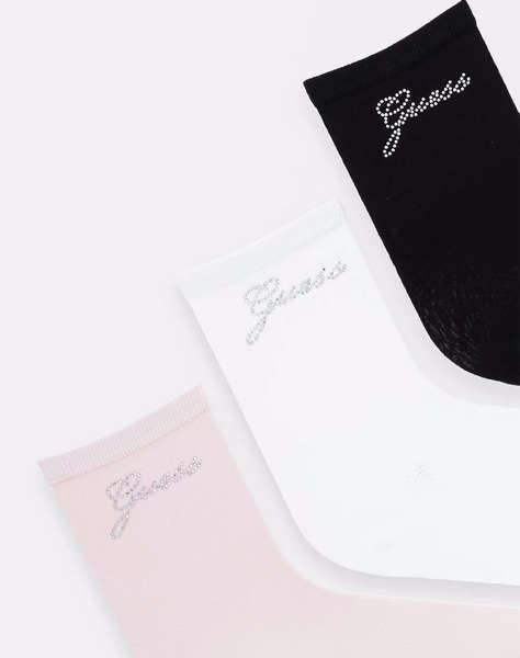 GUESS SET 3PCS SOCKS ACCESORII DE COPII GIRL