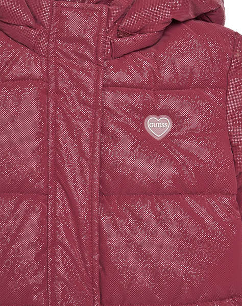 GUESS HOODED LS LONG PADDED PUFFER GEACA DE COPII GIRL