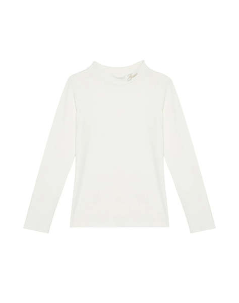 GUESS HIGH NECK LS T-SHIRT BLUZA DE COPII GIRL