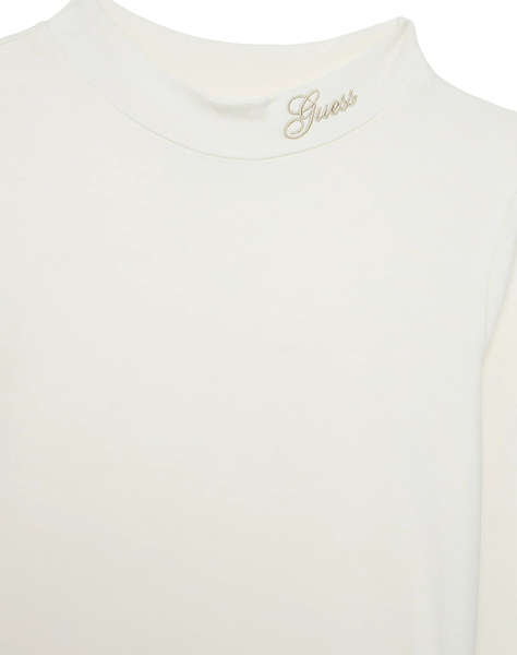 GUESS HIGH NECK LS T-SHIRT BLUZA DE COPII GIRL