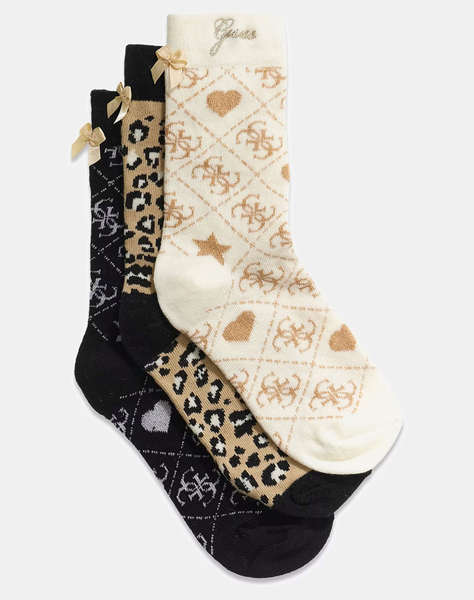 GUESS SET 3PCS SOCKS ACCESORII DE COPII GIRL