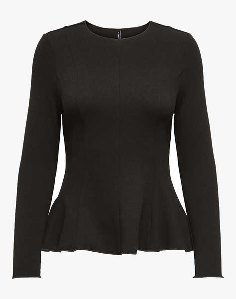 ONLY ONLKENYA L/S PEPLUM TOP JRS NOOS