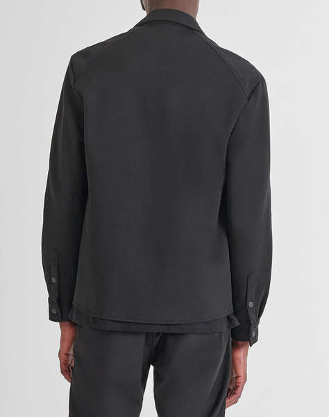 ANTONY MORATO MMSL00771FA150168 MIN OF 6 SHIRT REGULAR FIT IN INTERLOCK COTTON BLEND FABRIC WITH STRETCH VISCOSE BLEND FABRIC AS CONTRAST BLUZA DE BARBATI