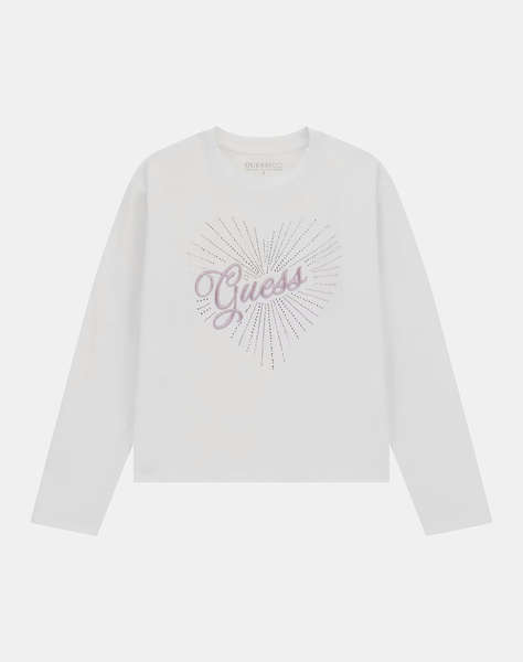 GUESS MIDI LS T-SHIRT BLUZA DE COPII GIRL