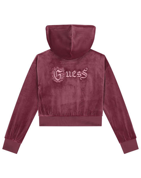 GUESS HOODED ACTIVE TOP WITH ZIP HANORAC DE COPII GIRL
