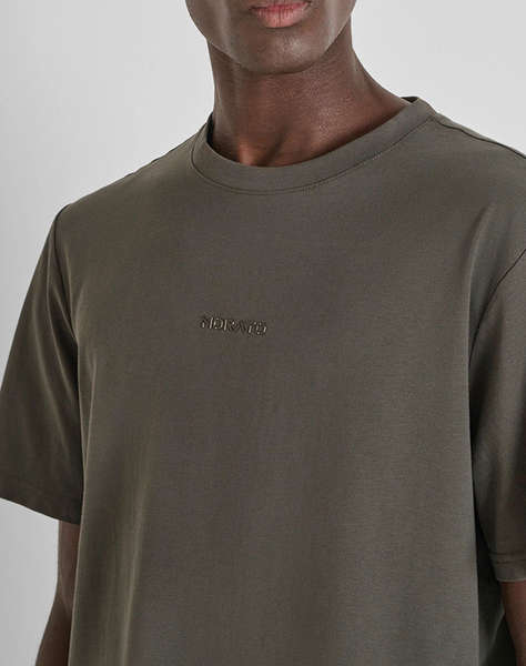 ANTONY MORATO MMKS02560FA100240 MIN OF 6 T-SHIRT RELAXED FIT IN JERSEY COTTON FABRIC WITH SPONGE EFFECT LOGO PRINT BLUZA DE BARBATI