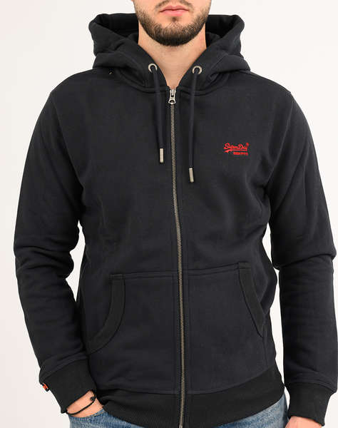 SUPERDRY D1 OVIN ESSENTIAL LOGO ZIP HOODIE HB JACKET DE BARBATI