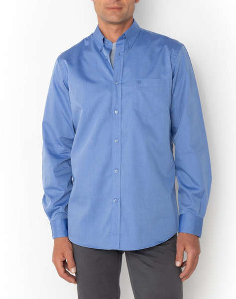 THE BOSTONIANS CAMASA FIL A FIL REGULAR FIT Plain FIL A FIL Button-down Regular Fit