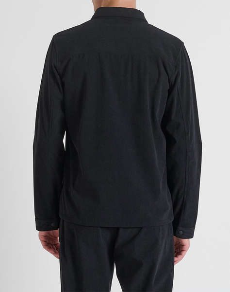 ANTONY MORATO MMSL00765FA300027 MIN OF 6 SHIRT REGULAR FIT IN CORDUROY FABRIC WITH LOGOED METAL BADGE BLUZA DE BARBATI