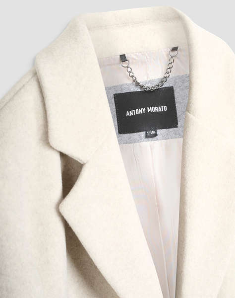 ANTONY MORATO MMCO00967FA500082 MIN OF 4 COAT MATHIAS REGULAR FIT IN WOOL VISCOSE BLEND FABRIC PALTON DE BARBATI