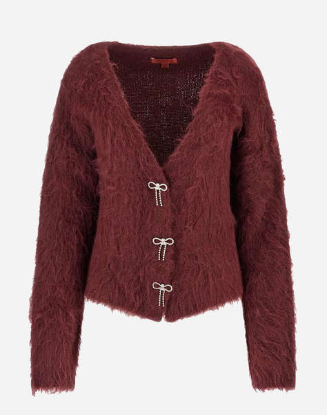 GUESS LS VN TOMIKO BOW BUTTON CARDI PULOVER DE DAMA